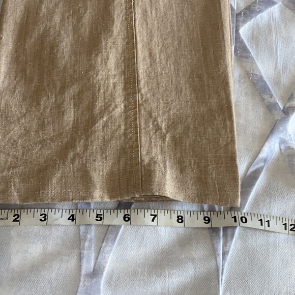 Lilly Pulitzer Gold Linen Pants - Picture 7 of 10